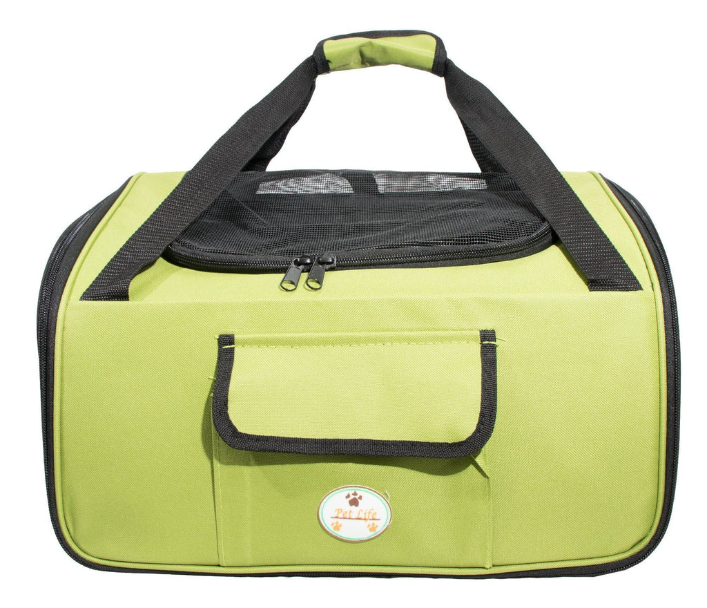 ® 'Ultra-Lock' Collapsible Safety Travel Wire Folding Pet Dog Carseat Car Seat Carrier Crate