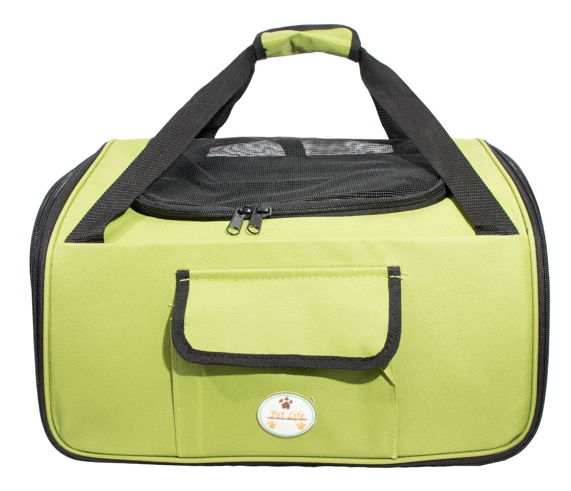 ® 'Ultra-Lock' Collapsible Safety Travel Wire Folding Pet Dog Carseat Car Seat Carrier Crate