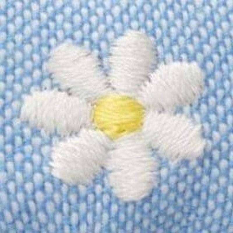 Daisy Embroidered Dog Collar