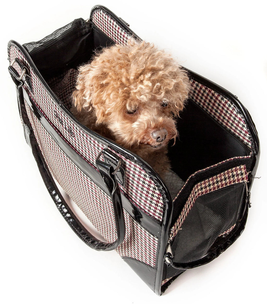 ® Exquisite Airline Approved Designer Travel Pet Dog Handbag Carrier