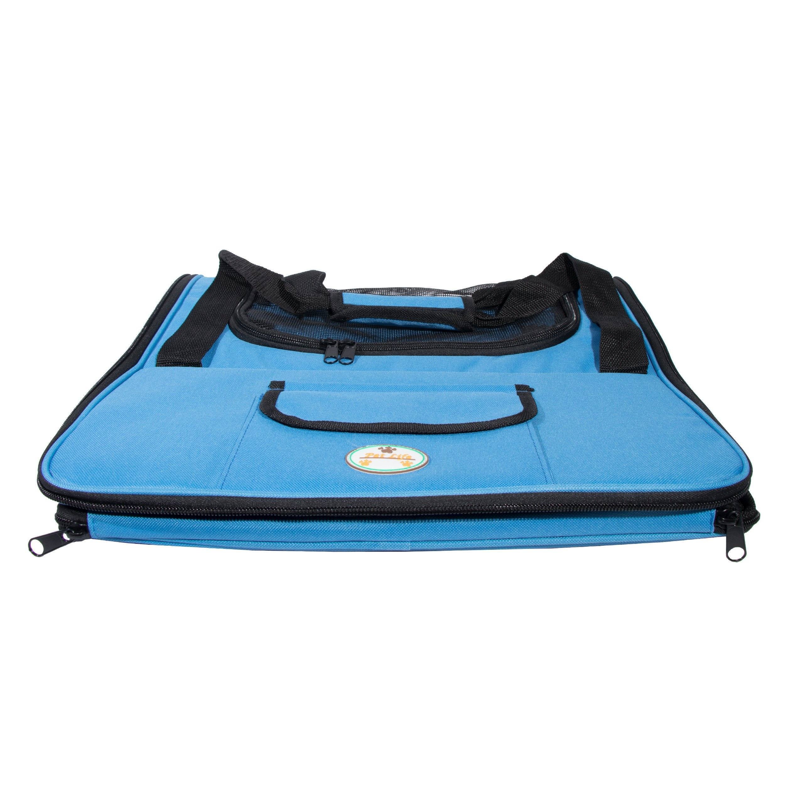 ® 'Ultra-Lock' Collapsible Safety Travel Wire Folding Pet Dog Carseat Car Seat Carrier Crate