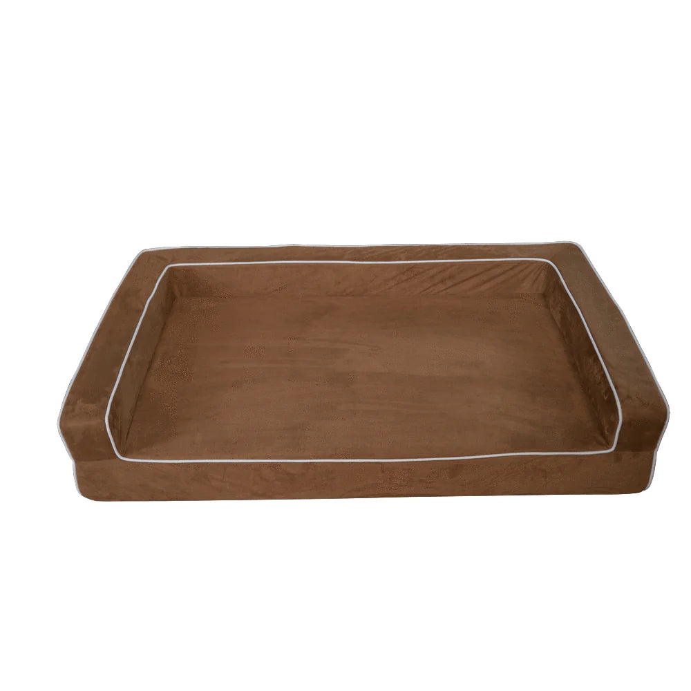 Orthopedic 3 Sided Dog Bed with Bolsters