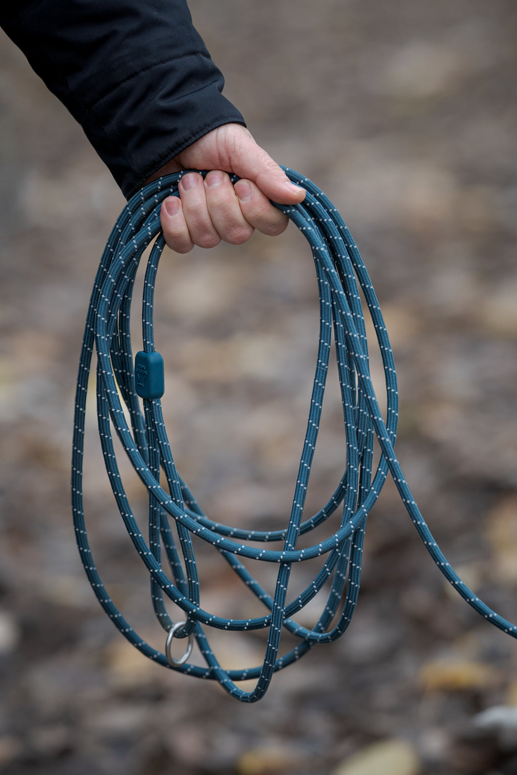 Long Rope Dog Leash Deep Teal