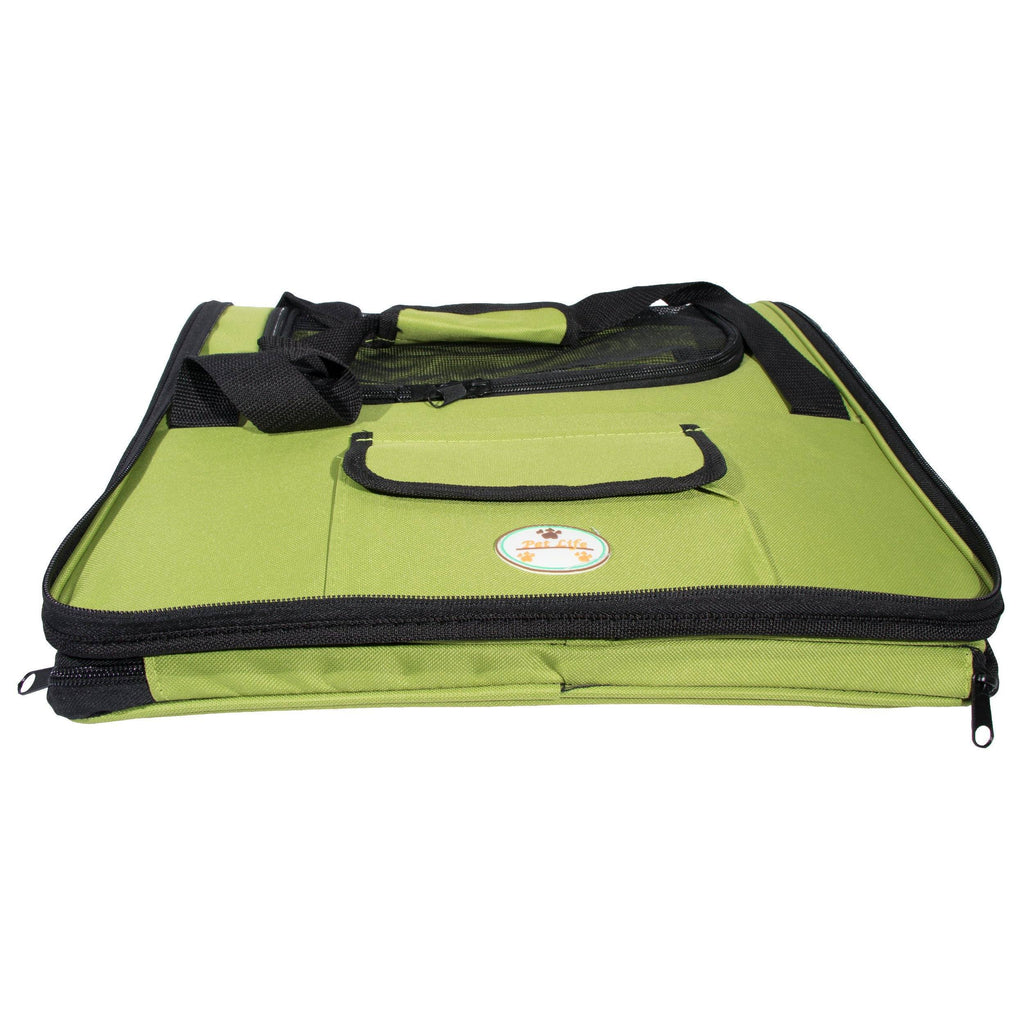® 'Ultra-Lock' Collapsible Safety Travel Wire Folding Pet Dog Carseat Car Seat Carrier Crate