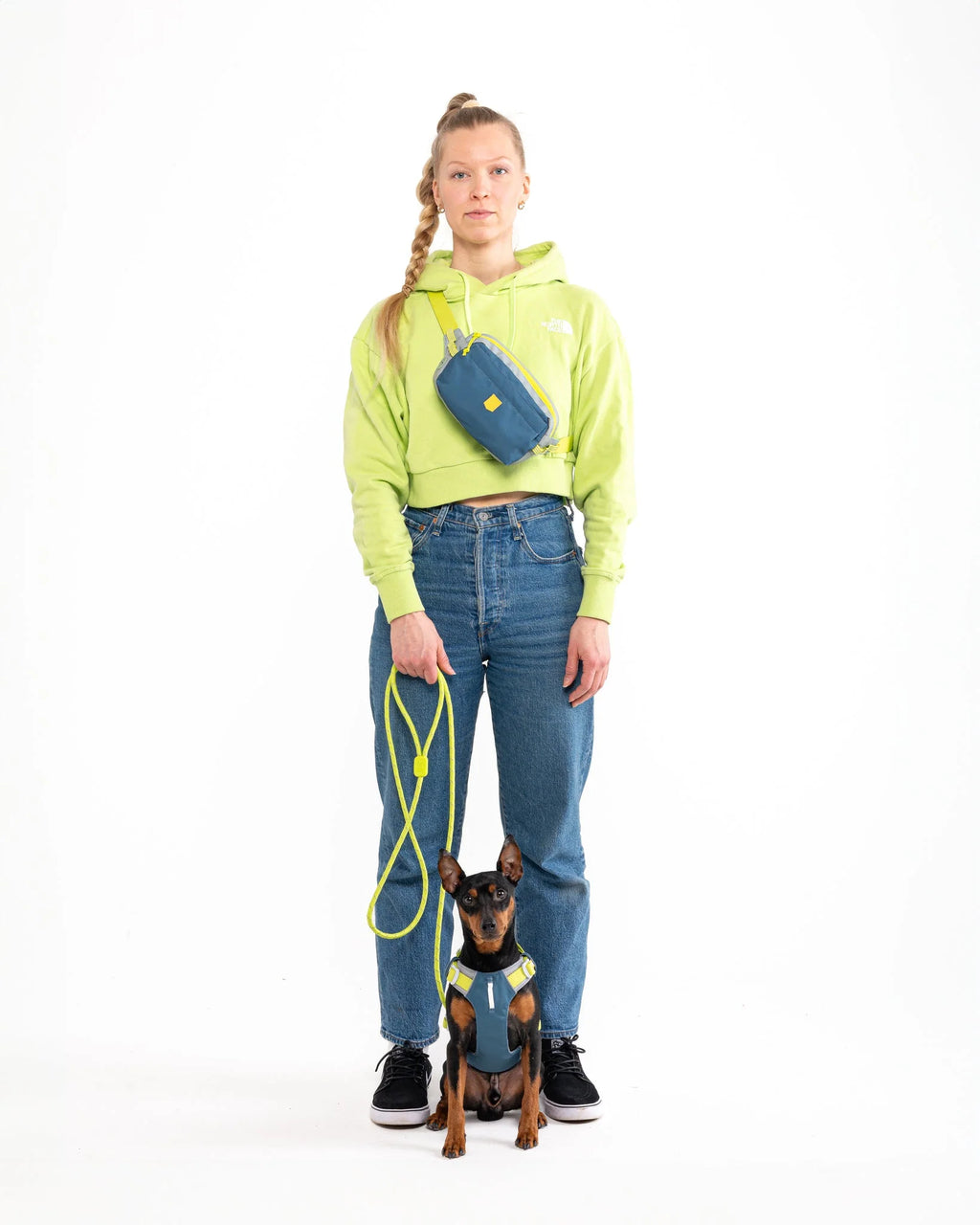 Rope Dog Leash Lime Outlet
