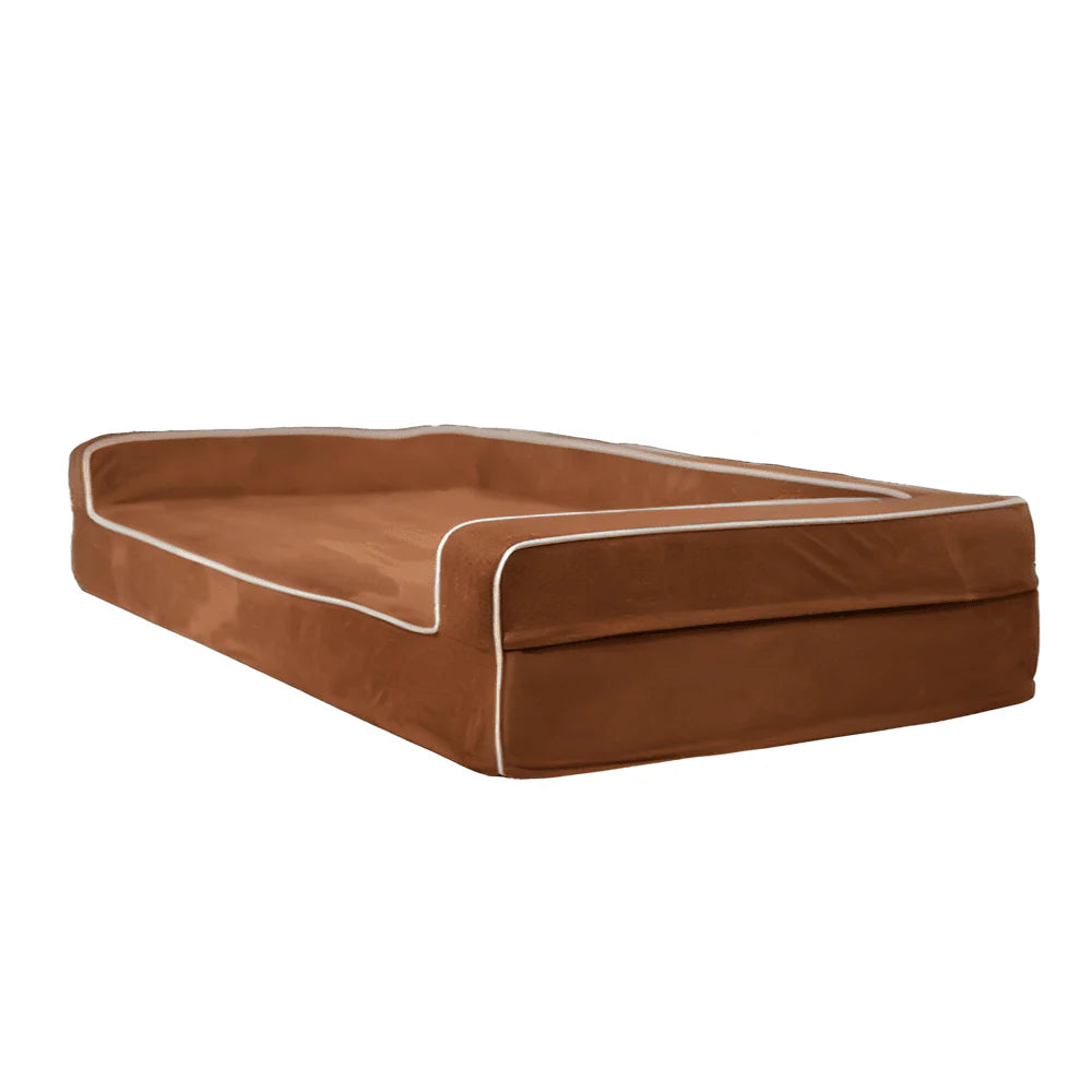 Orthopedic 3 Sided Dog Bed with Bolsters