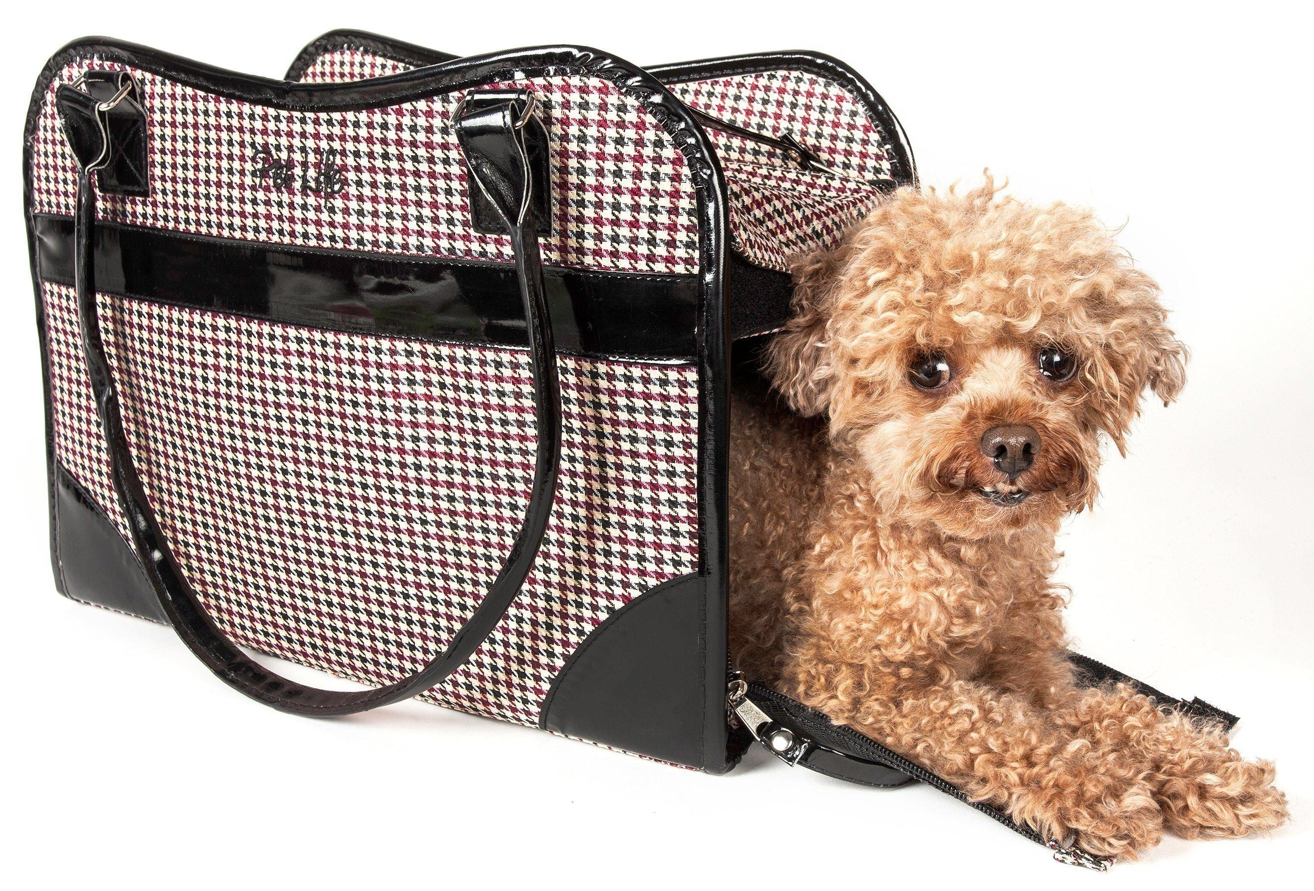 ® Exquisite Airline Approved Designer Travel Pet Dog Handbag Carrier